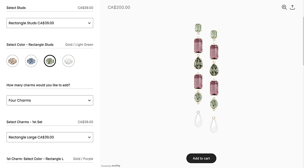 earrings configurator