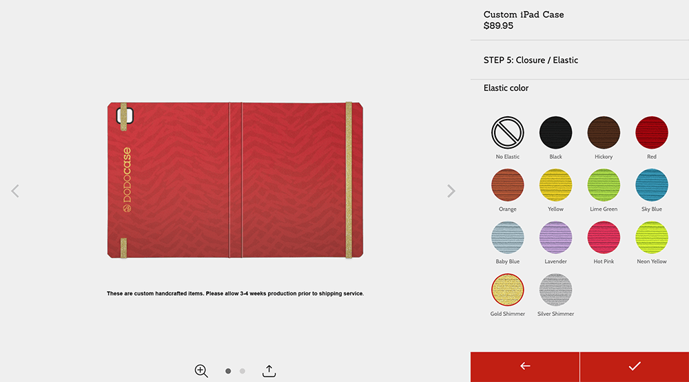 ipad case configurator