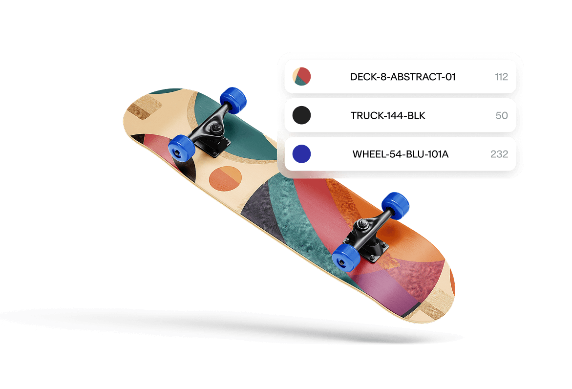 skateboard inventory management