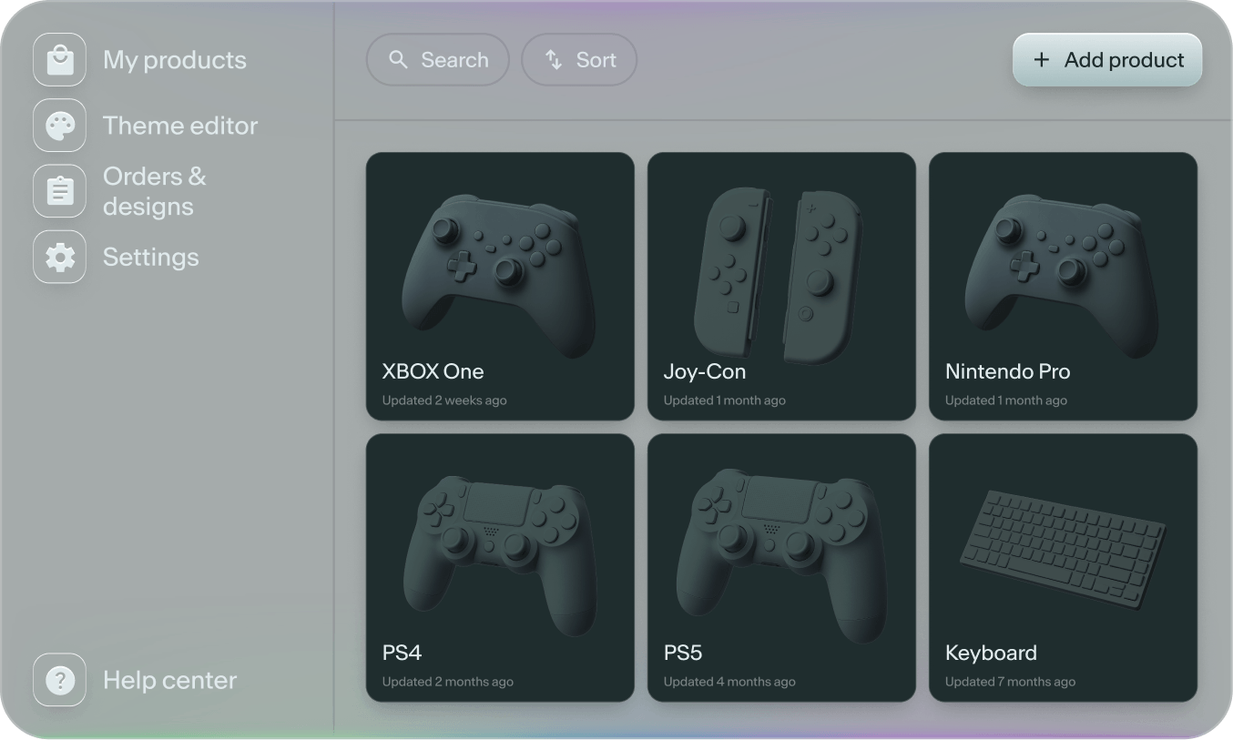 kickflip select product ui