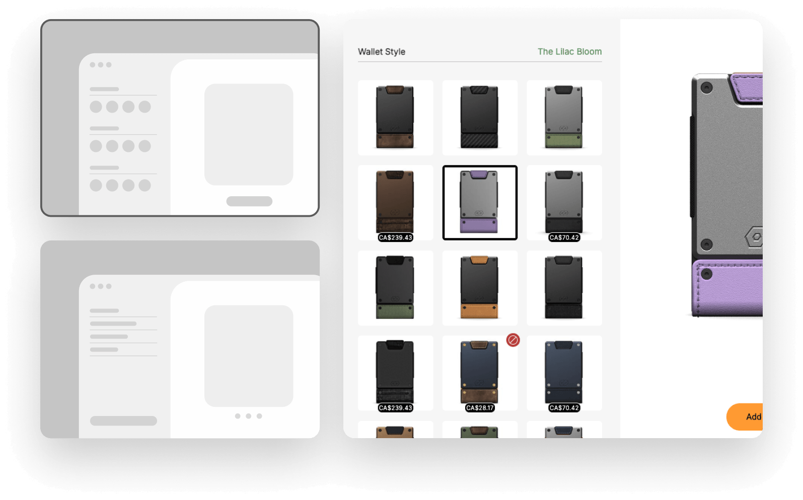 product configurator themes