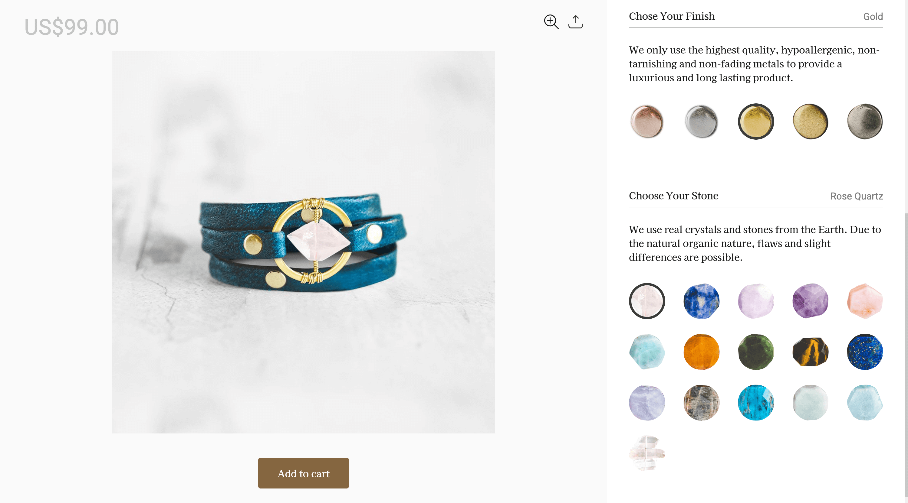 bracelet configurator