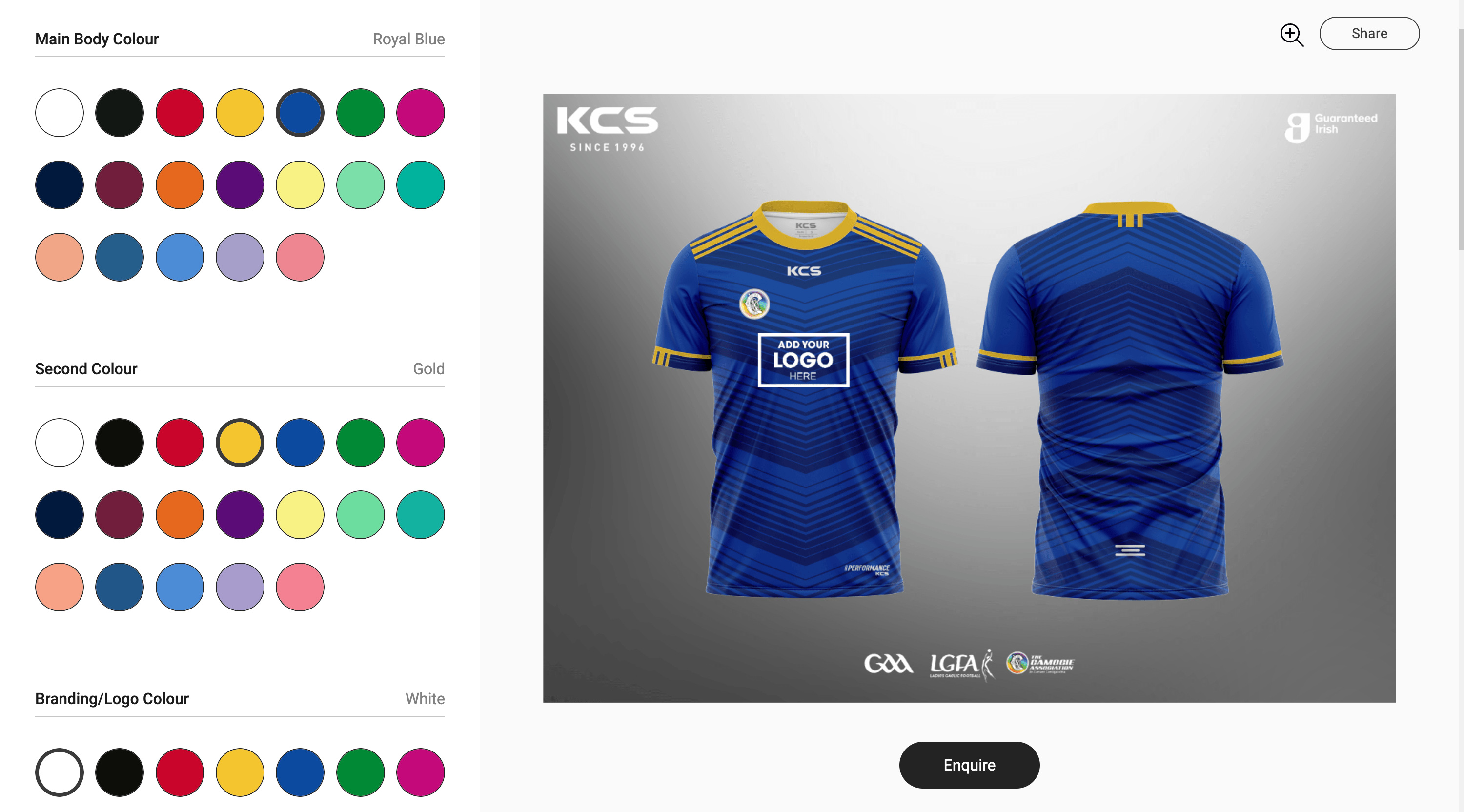 jersey configurator